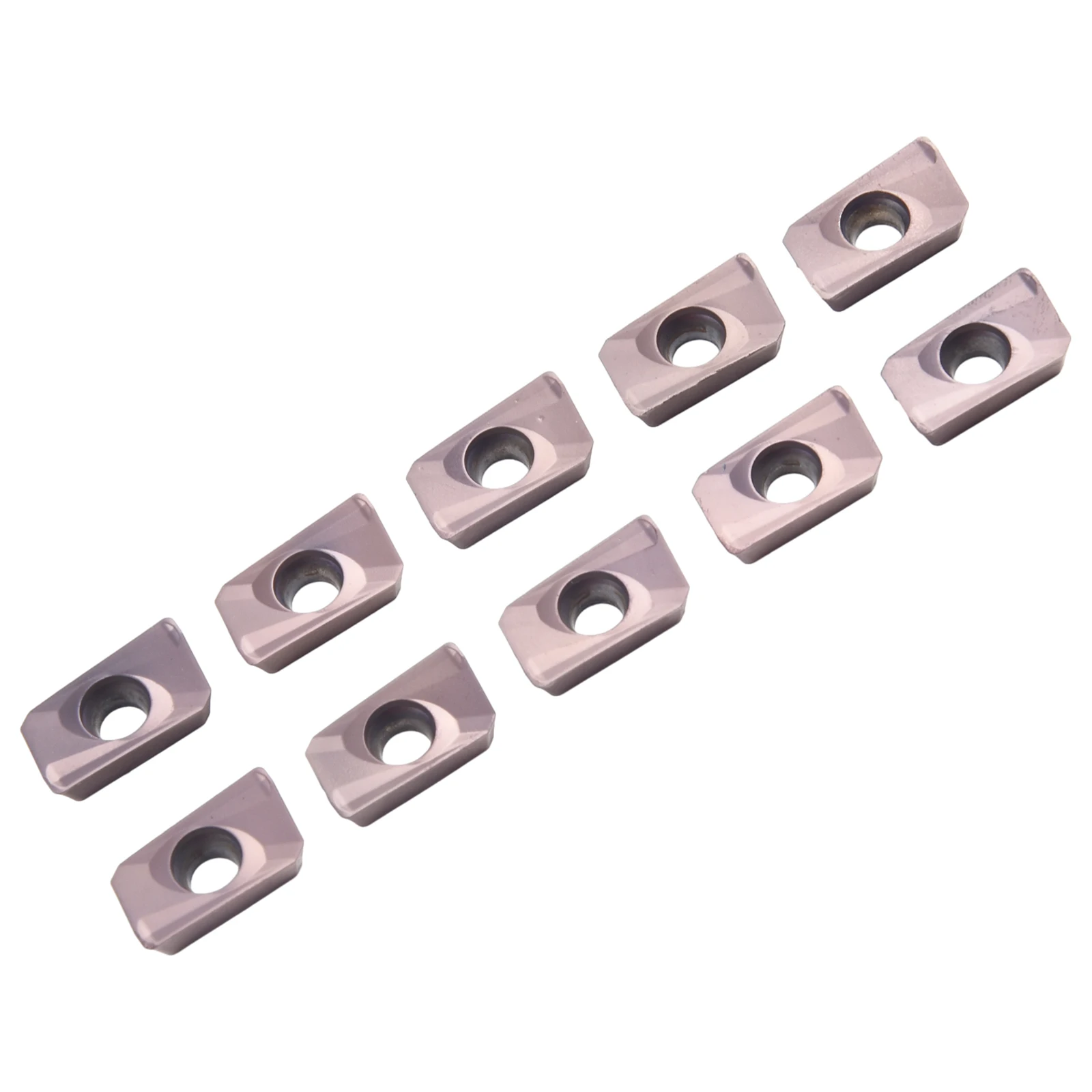 

Metalworking Carbide Inserts Indexable Inserts For Steel Milling Cutter Milling Inserts 10pcs Abrasion Resistance