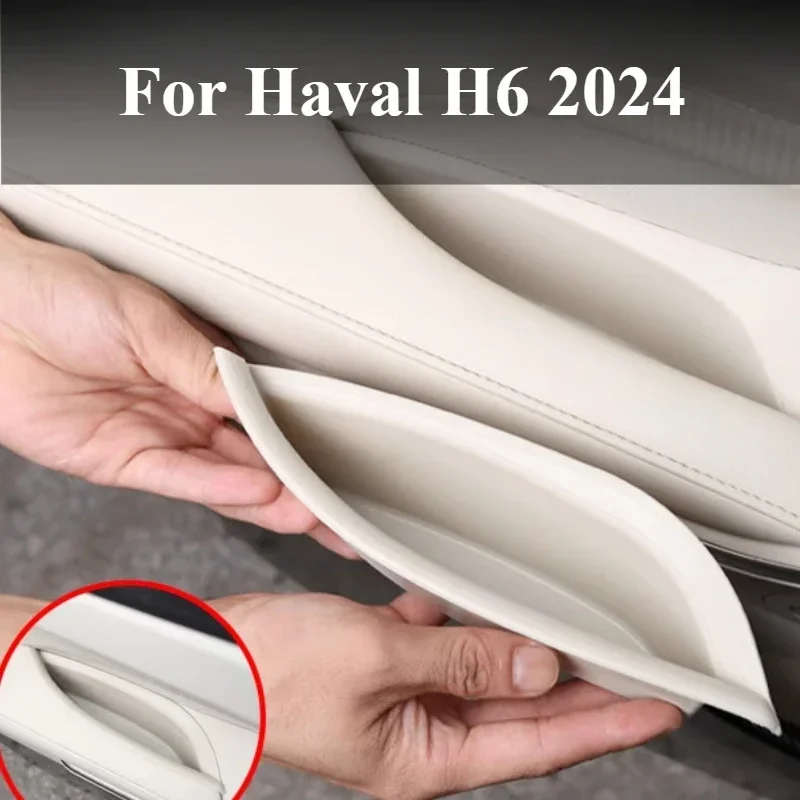 

For Haval H6 2024 Door Storage Box Handrail Storage Box Door Handle Car Decoration Interior Suppliers Modification Accessories