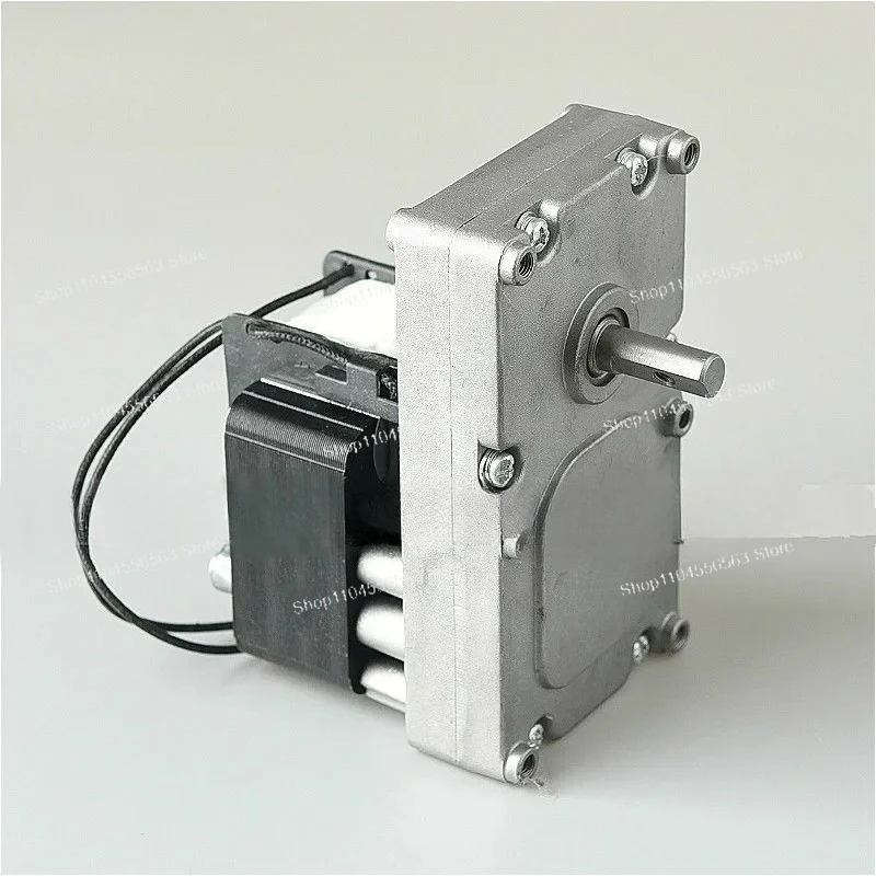 Fuel Feed Motor for Pellet Stove, Auger Synchronous Gear Type, Replacement Part for Wood-burning Pellet Stove/Fireplace