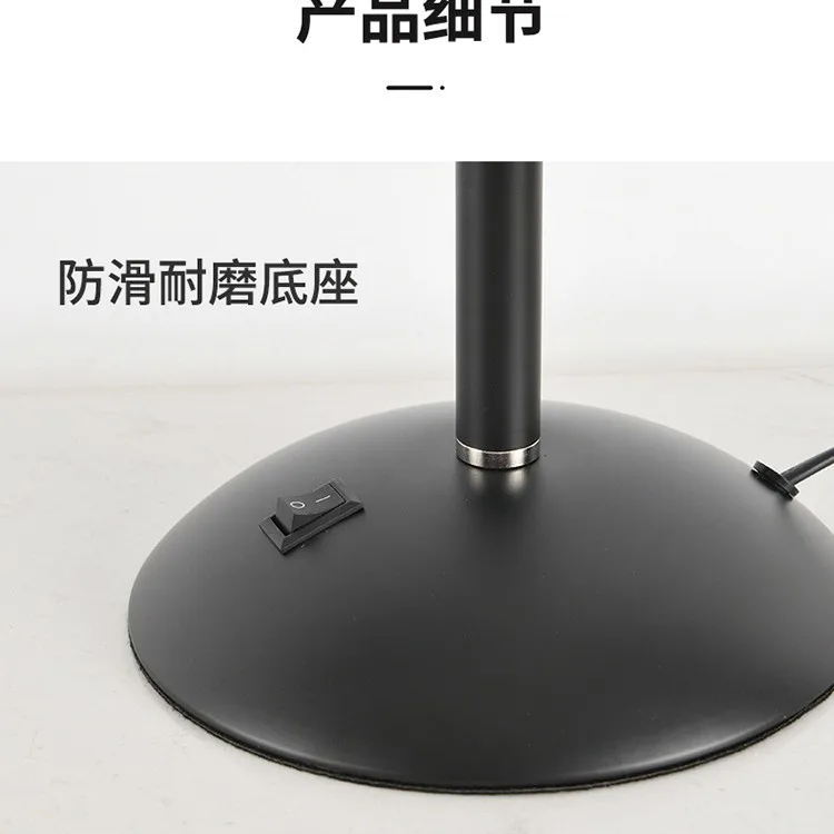 Nordic Simple Retro Metal LED Eye Protection Desk Lamp Learning Reading Office Lamp Dormitory Wrought Iron Bedroom Bedside Lamp