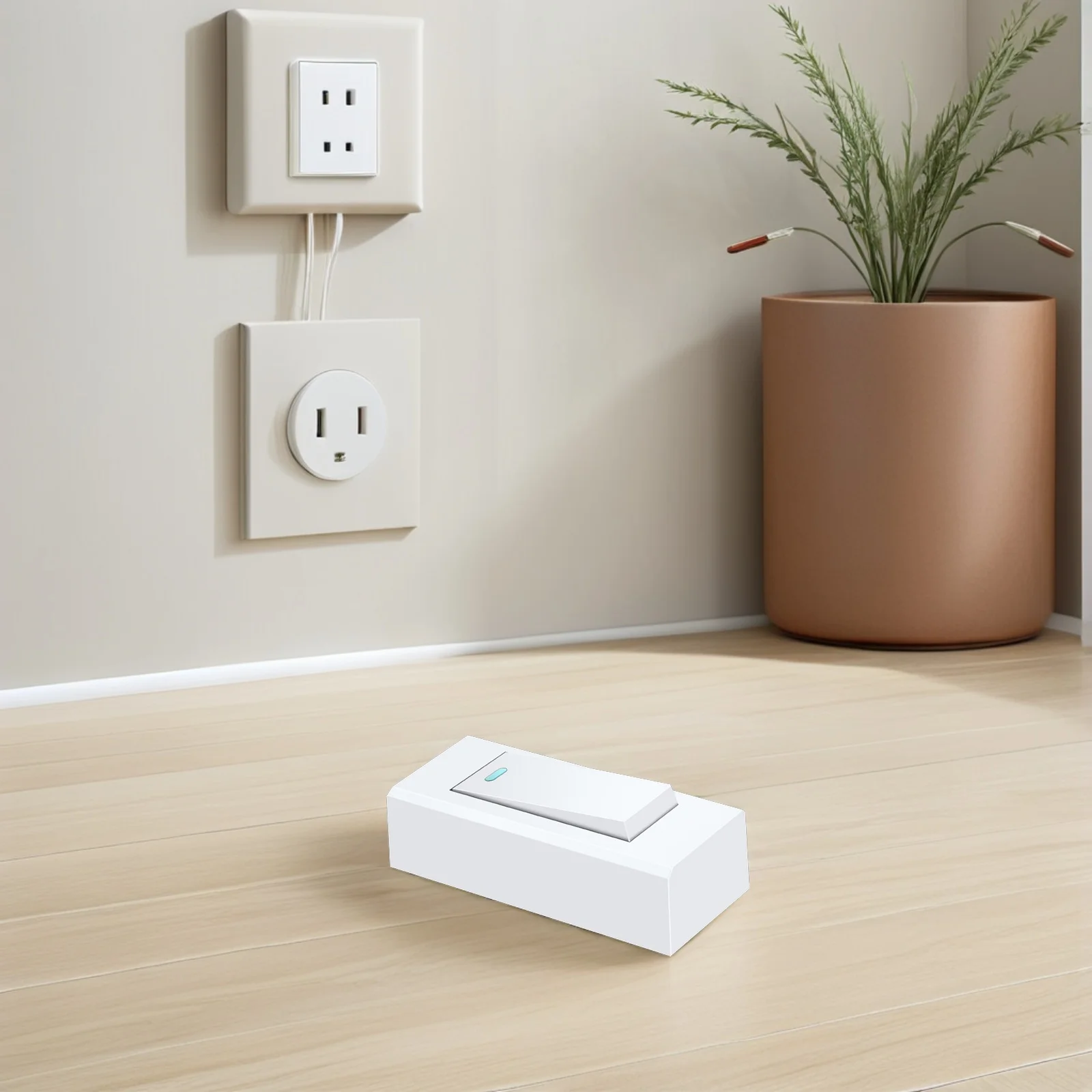 

Single Pole Switch Wall Plate Easy Install Multi-Function Paddle Home Accessory Household Lamp Safety Light Supply