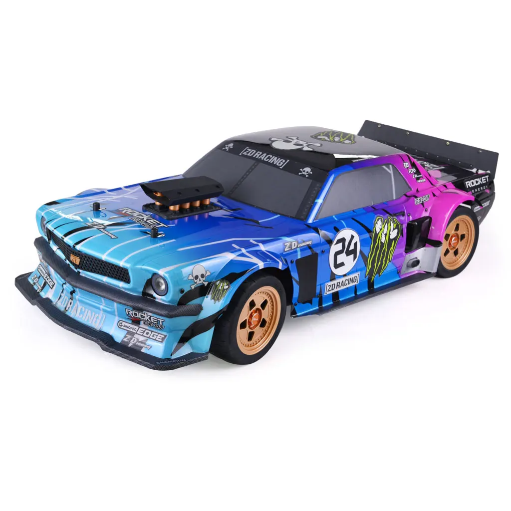 ZD Racing EX-07 1/7 4WD Brushless Remote Control EX07 RC Car Drift Super High Speed 130km/h Huge Vehicle Model Full Proportional