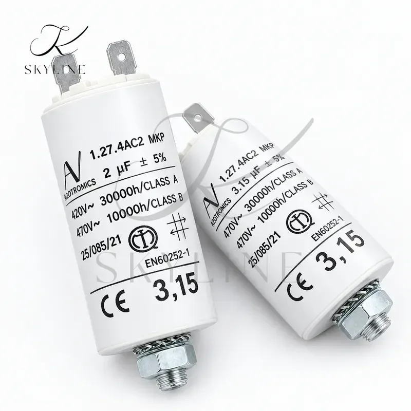 1Pcs For ARCOTRONICS 1.27.4AC2 MKP Starting Capacitor 1.5UF 2UF 2.5UF 3UF 3.15UF 4UF 5UF 6UF 8UF