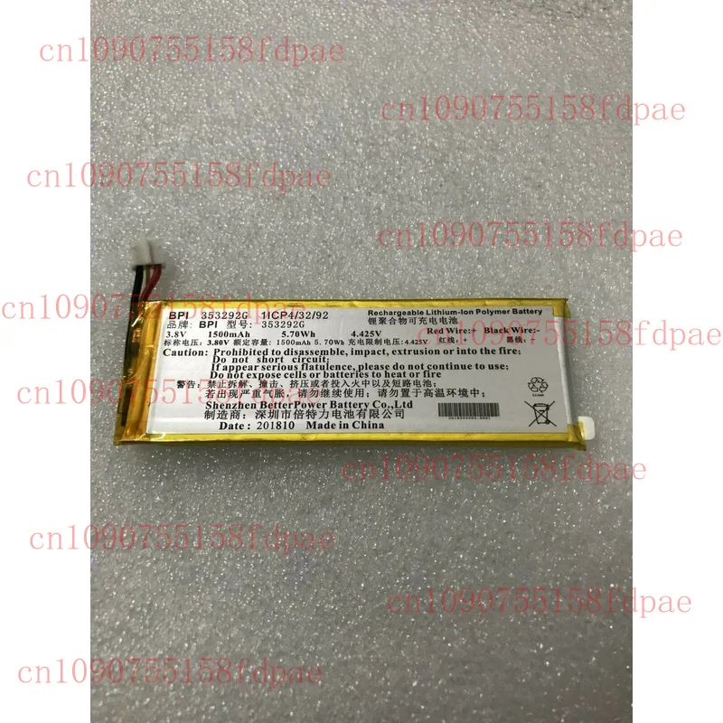 

100% Original battery 353292 G For Xiaomi Bluetooth Speaker 199MDZ-15-DA 1500mAh