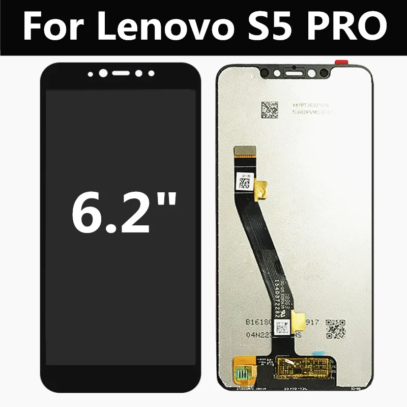 Для Lenovo S5 PRO L58041 6,2-дюймовый сенсорный ЖК-дисплей с дигитайзером в сборе