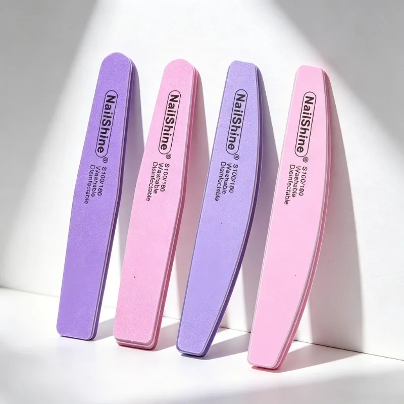 2 5 10PCS Professional Double Sided Nail File Block Sponge Nail Buffer Sanding Polishing Pedicure Manicure Kit