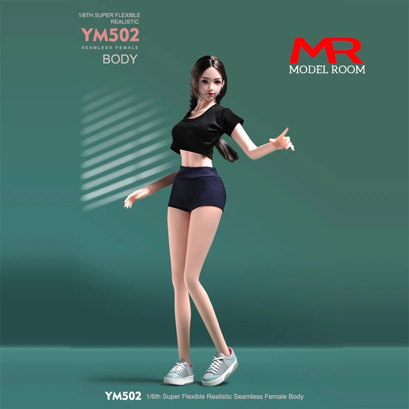 

Индивидуальные YM502 1/6 Женская большая грудь Тонкая талия Пухлая задница Бесшовное тело 12 дюймов Женская гибкая бледная обычная фигурка куклы