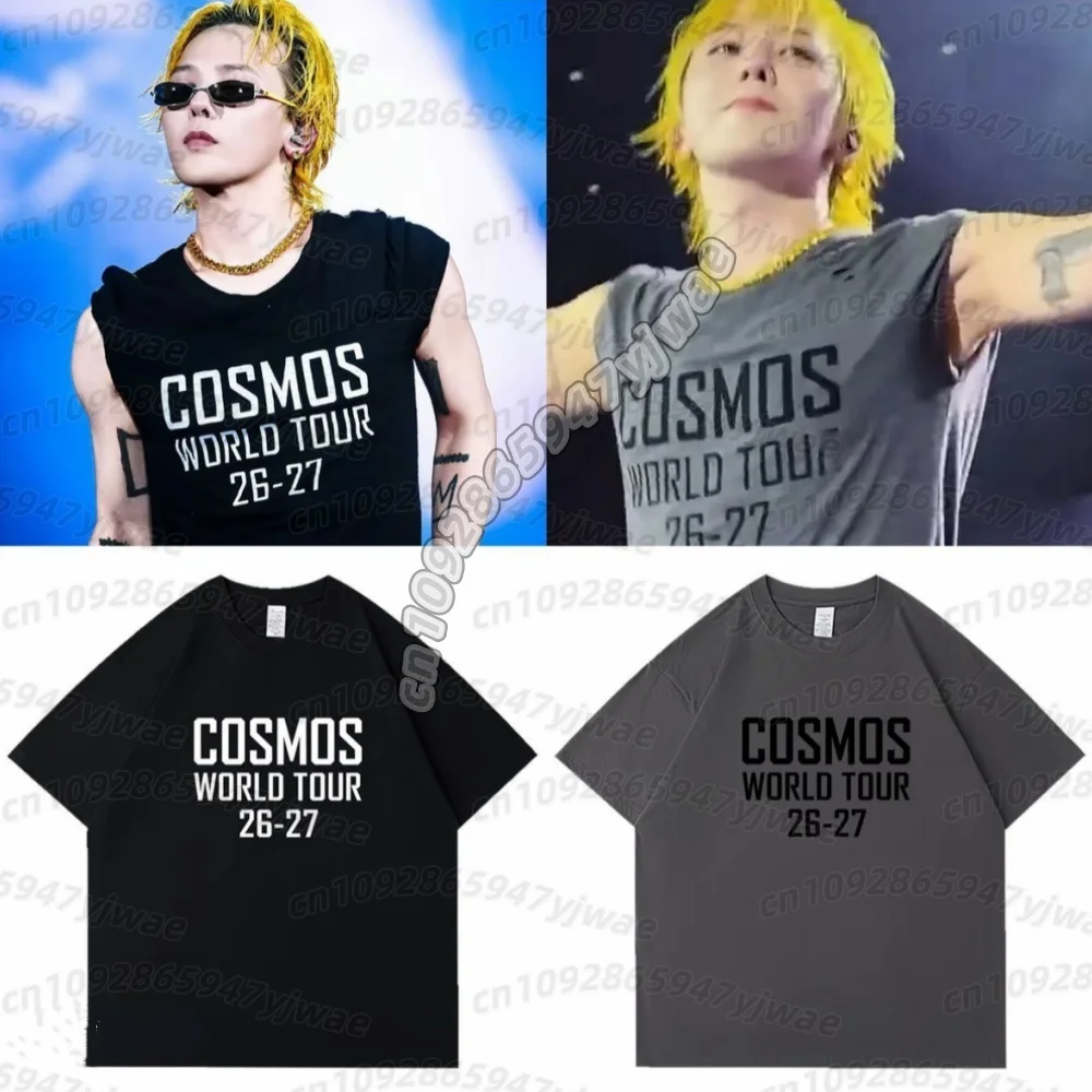 NUEVA Camiseta de Manga Corta para Hombres y Mujeres, Gira Mundial de COSMOS 26-27, Verano 2026, BIGBANG, para Deportes al Aire Libre y Fiestas