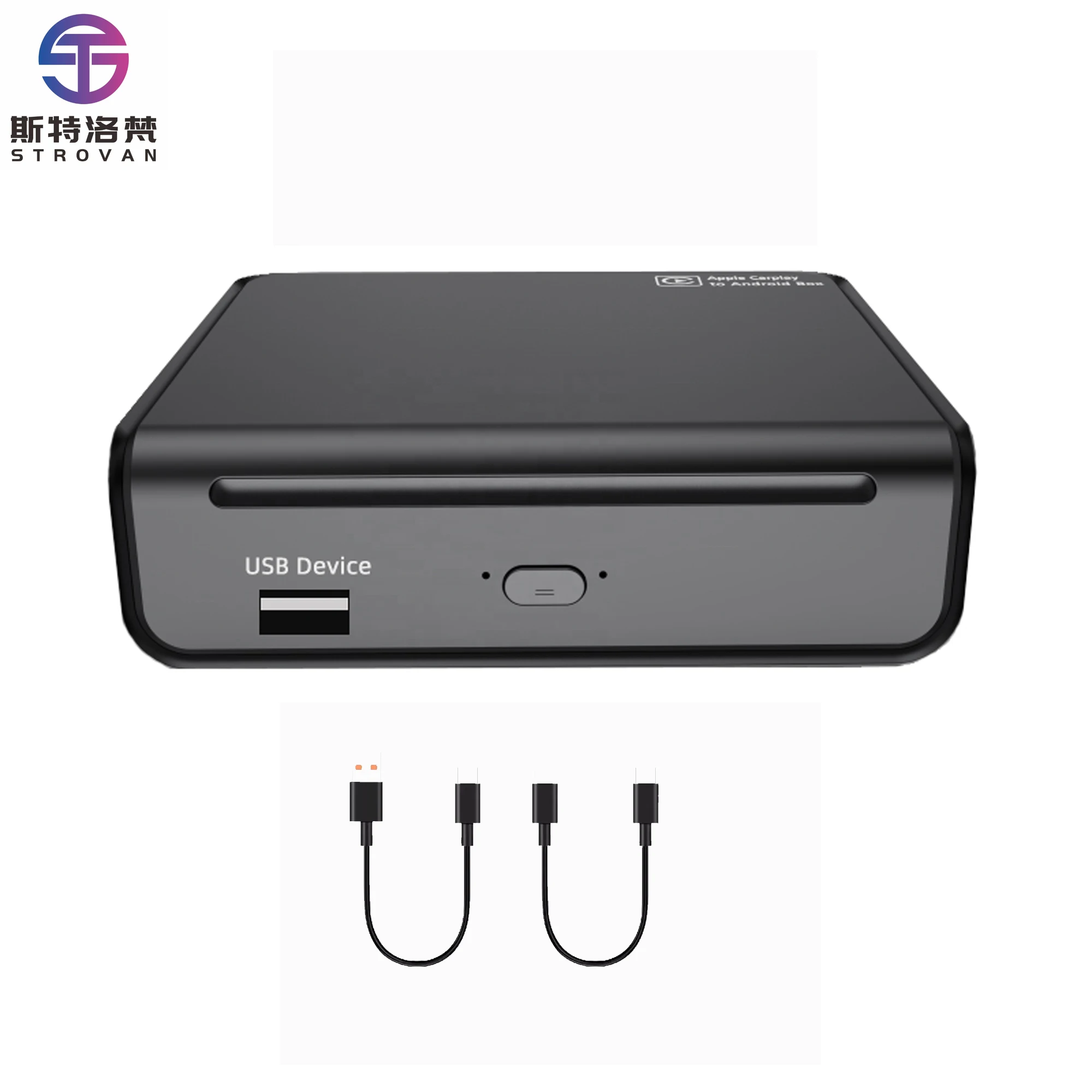 DVD/CD Player with Built-in Wireless Carplay  Android Automatic Adapter Supporting USB Playback