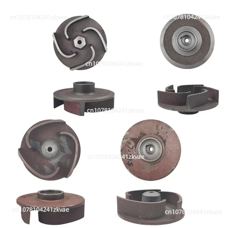 170F Cast Iron Water Pump Impeller Self-priming Pump Water Impeller For Gasoline Engine Sewage Pump Blade Centrifugal