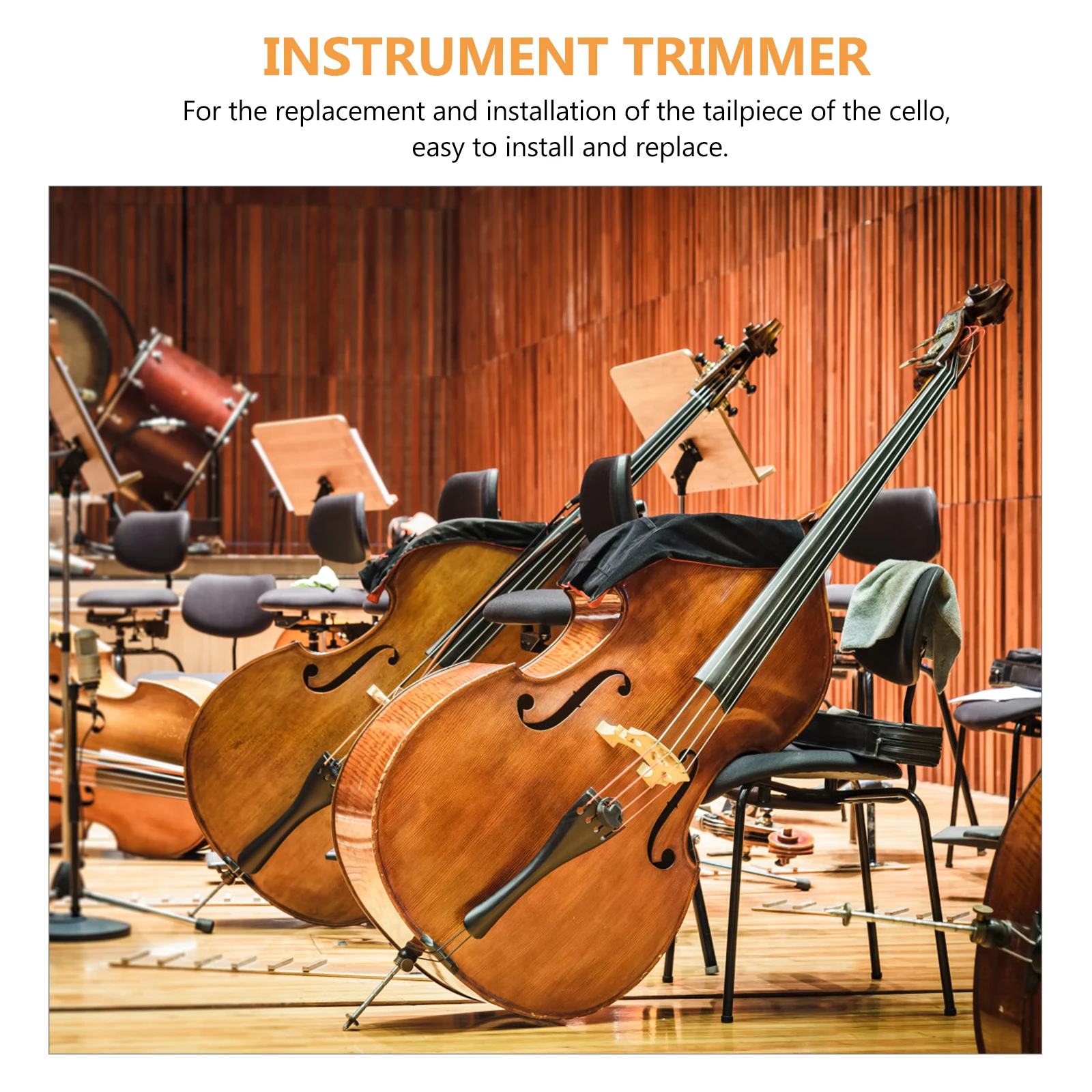 

Aluminum Alloy Cello Tailpiece String Board Durable Replacement Bridge Practical Strings Instrument Accessories