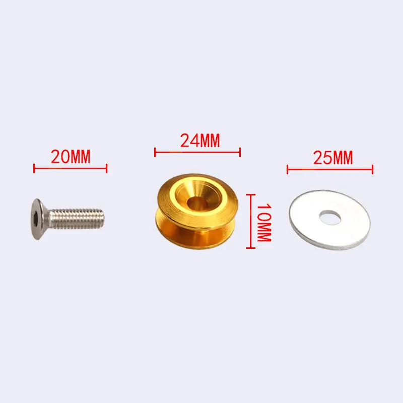 Universal CNC Billet Bumper Trunk Quick Release Fastener Kit