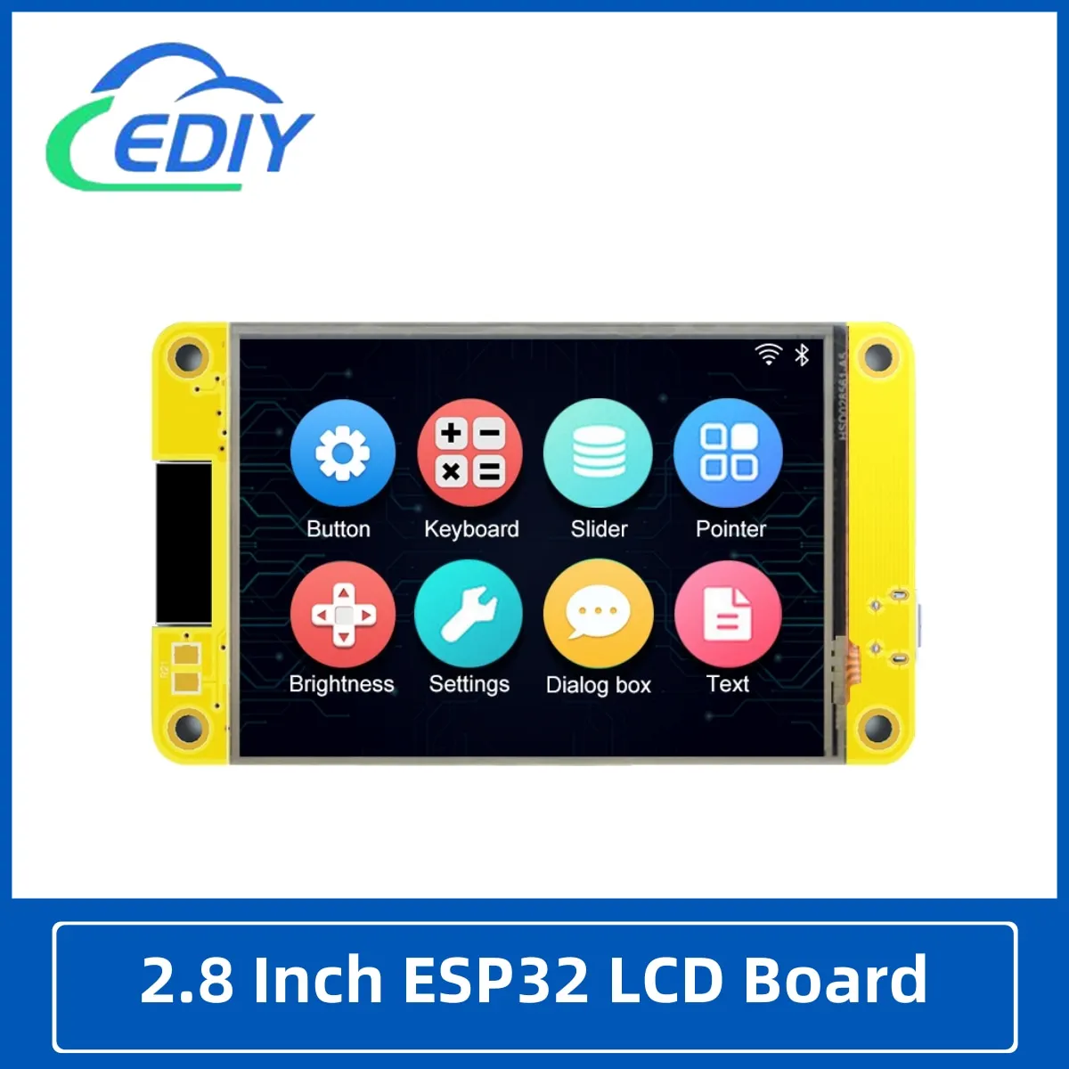 

2.8 Inch LCD TFT Module With Touch WROOM ESP32 Arduino LVGL WIFI&Bluetooth Development Board 2.8" 240*320 Smart Display Screen