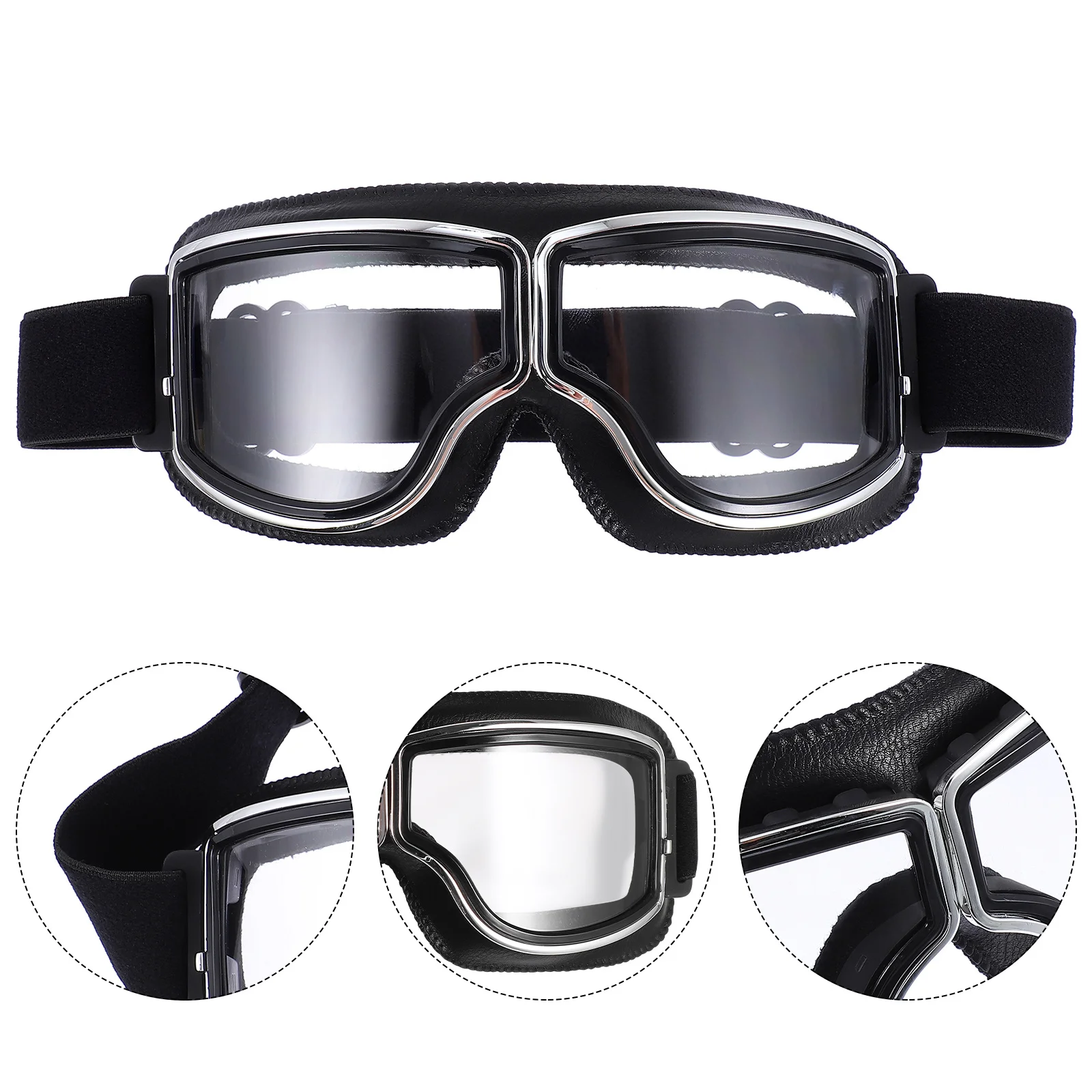 

1Pcs Motorcycle Riding Goggles Windproof Protective Glasses Outdoor Eyewear Adjustable Strap Comfortable Riding Goggles