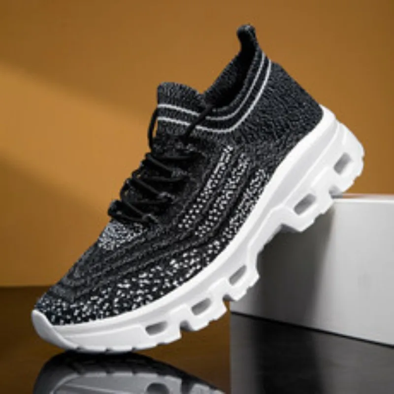 

New Women's light Shoes Soft soled Breathable Sneakers Casual middle elderly shoe Couple's Anti slip comfort shoes