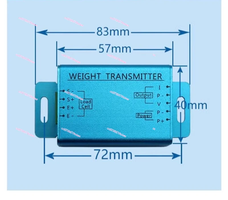 Precision weighing pressure transmitter current and voltage force measurement 4-20ma0-5V tension amplifier HZC-110