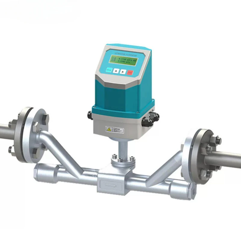 Industrial High Precision Water Clamp On Inline Pipe Type Ultrasonic Flow Meter