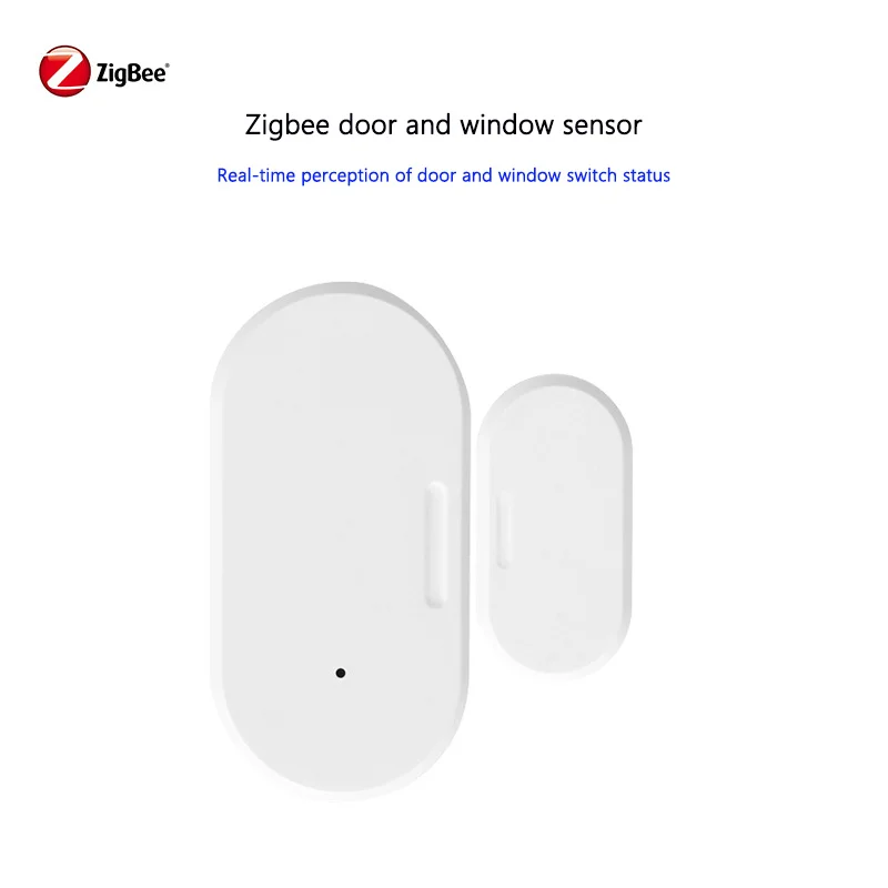 Tuya Rilevatore wireless per porte e finestre Sensore Zigbee magnetico Allarme antifurto Telecomando per casa/hotel/negozio/scuola