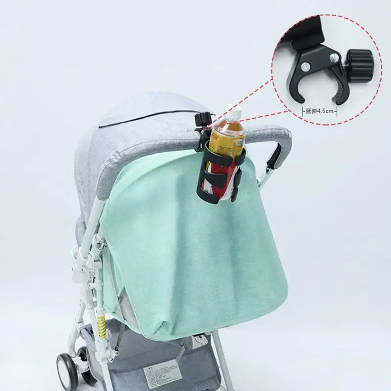 Baby Stroller Accessories Coffee Cup Holder Phone Support Milk Bottle Drink Cup Holder Shock-proof Stroller Bottle Holder