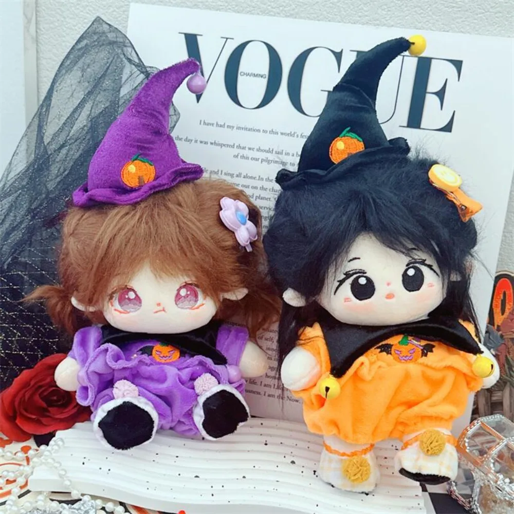 

Skeletonless Halloween Doll Suit Stuffed Doll Soft Plush Idol Doll Pumpkin Suit 20cm Kawaii Doll Pumpkin Custom Suit Clothes