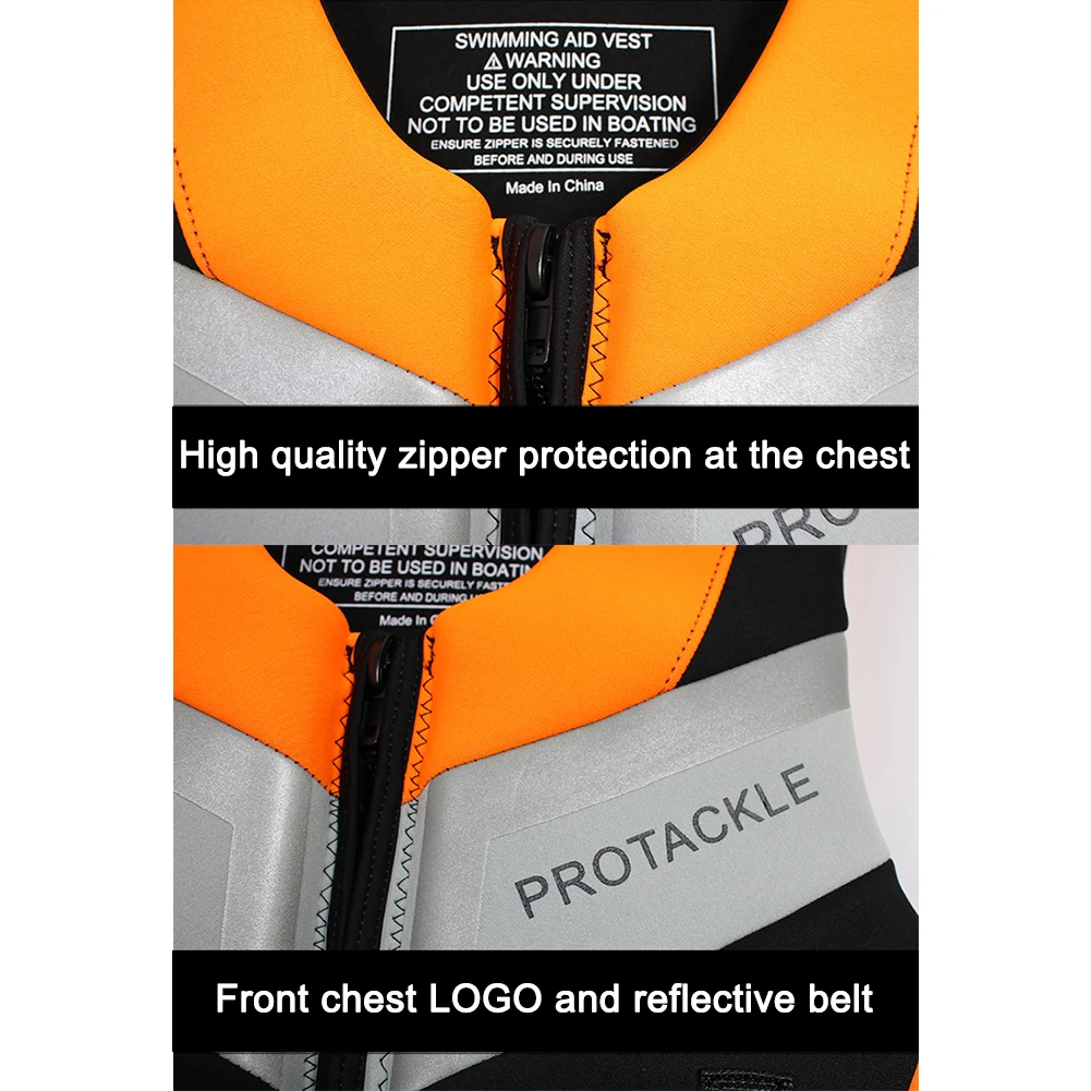 

Water Sports Life Vest Buoyancy Boating Skiing Driving Vest Lightweight Safety Buckle Floating Foam Adjustable for Boating Kayak
