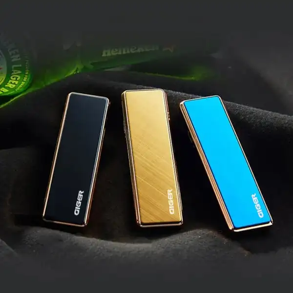 Flameless Electric Plasma Arc Lighter Metal Windproof Waterproof USB Rechargeable Dual Arc Lighter Creative Gift Silent Lighter