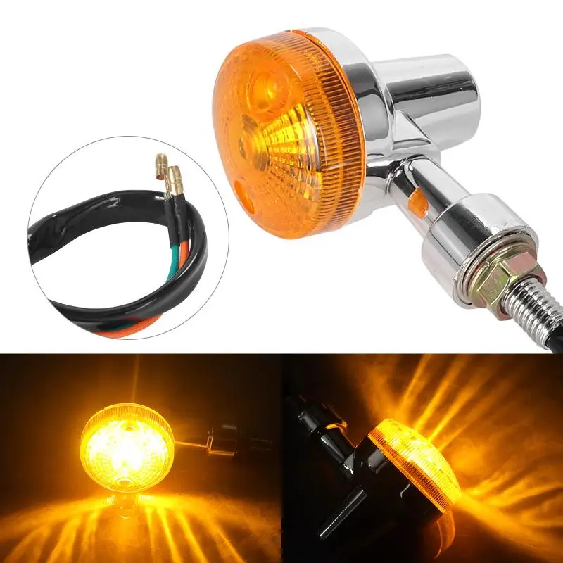 1pcs LED Motorcycle Turn Signal Light Indicator Lamp 12V Turn Indicator Light Blinker Signer Bike Motorcycle Accessories