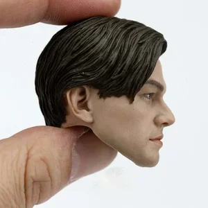 Leonardo DiCaprios Kopf, 1/6 -Skala, geschnitzt, jung, gutaussehend, Junge, Herrensoldat, Spielzeug für eine Aktion von 12 Zoll, Spielzeuggeschenk gespielt 10 Hauptumsatz Leonardo DiCaprio Puppe - №7
