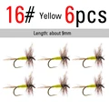 6PCS Yellow 16