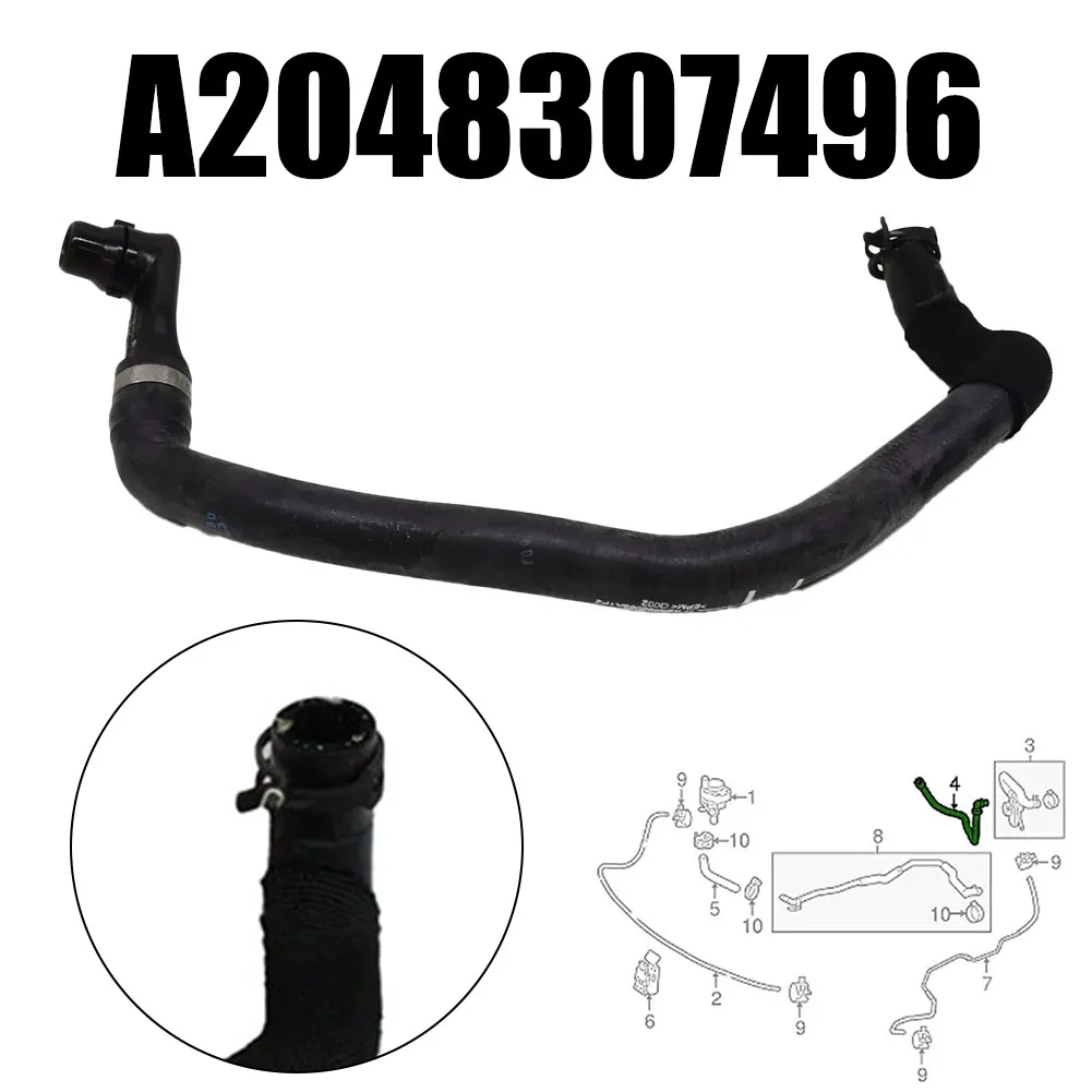 For Mercedes CLS-Class C218 OEM Coolant Hose Coolant Pipe Hose Size As Shown In The Picture Wear-resistant Anti-corrosion