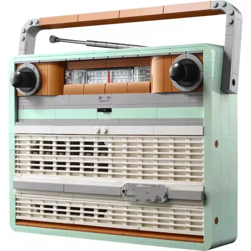 

Kalein 70s retro radio model building block kit home decoration decoration building block toy children's birthday gift