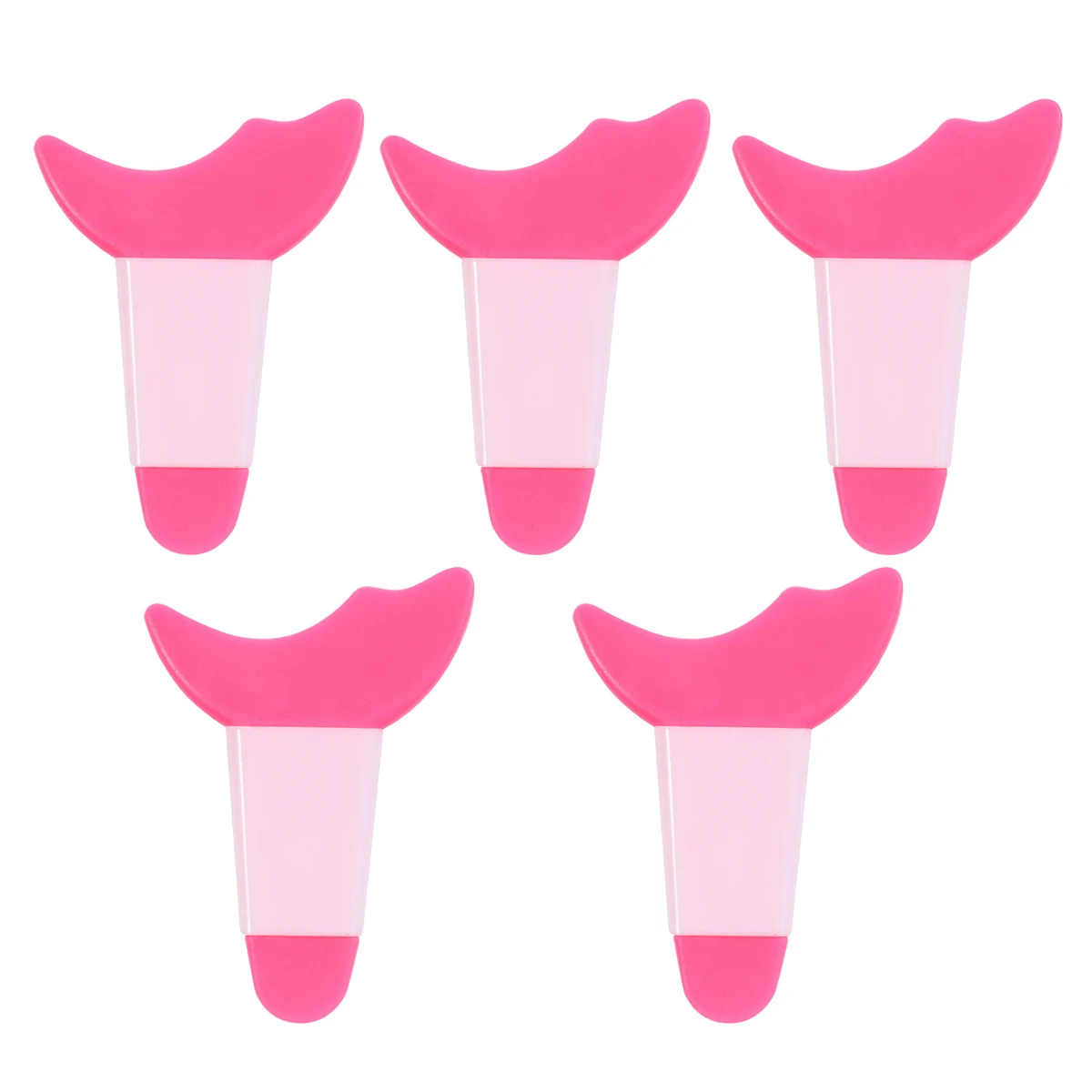 Estênceis de delineador de silicone multifuncional, ponta alada, ajuda de beleza, ferramenta de maquiagem para os olhos, sombra, destaque, delineador, conjunto de ferramentas de ajuda