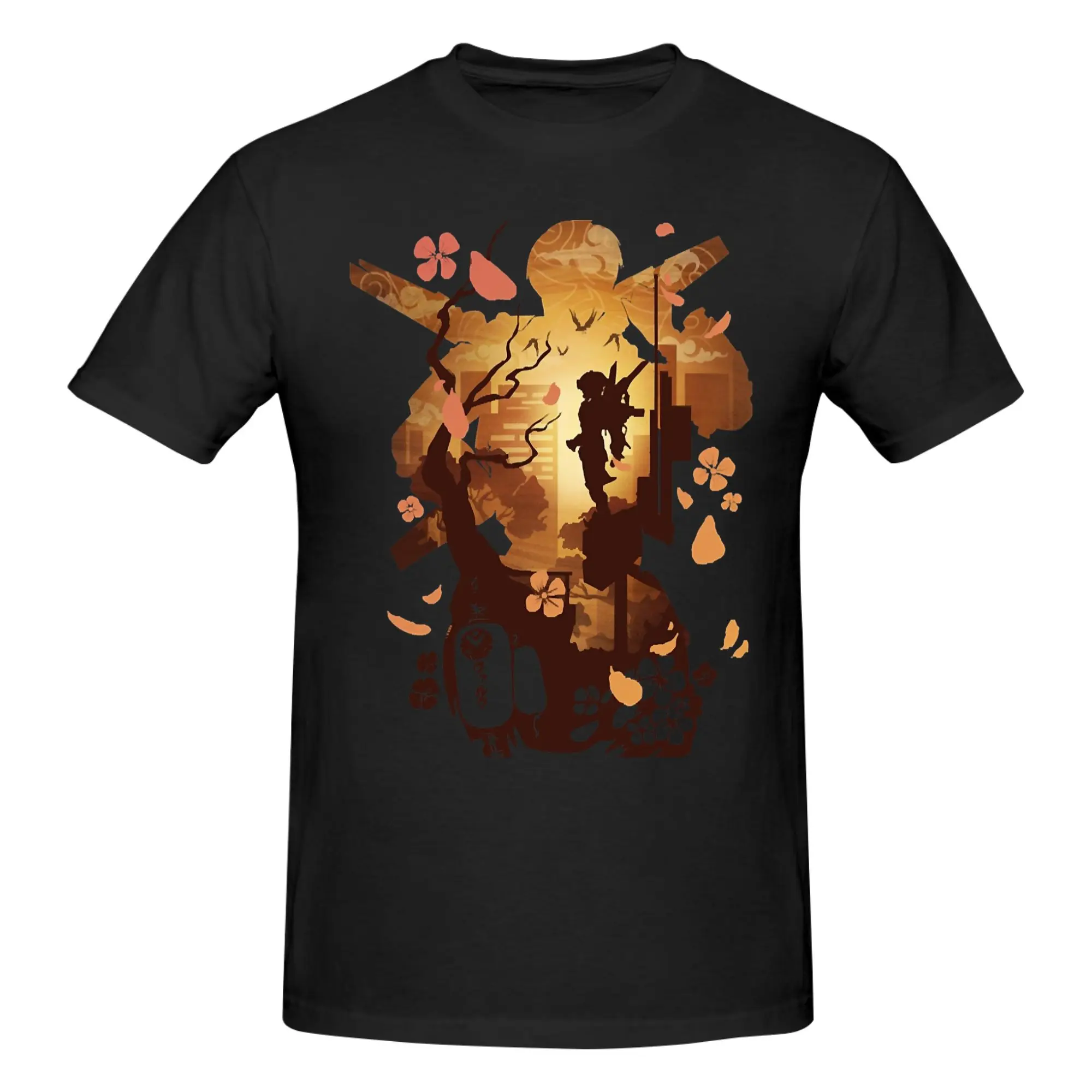 1 Piece Valkyrie Graphic Funny 100% Cotton T-Shirt A-Apex Battle Royale Fps Tees Tops For Men