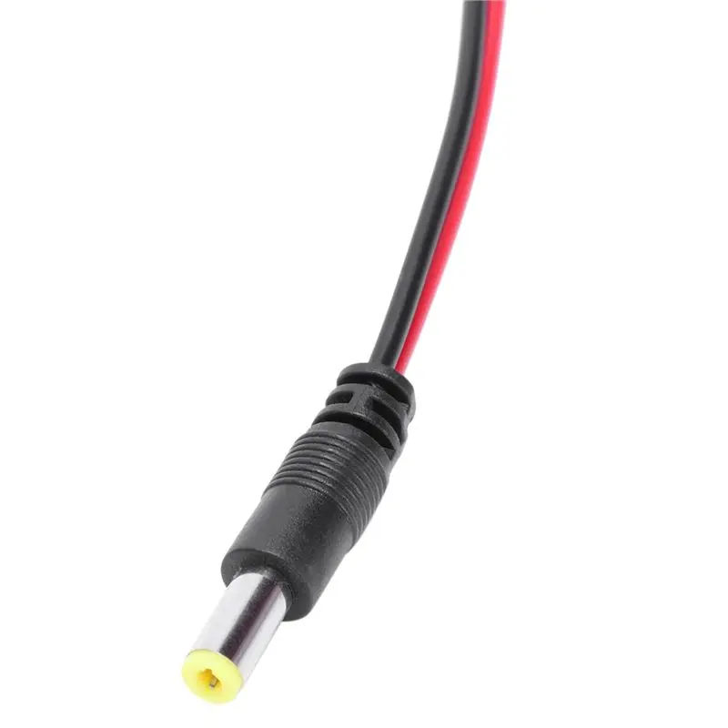 ABRI-200 Pcs 5.5 X 2.1Mm Male DC Power Jack Plug CCTV Camera Power Connection Line