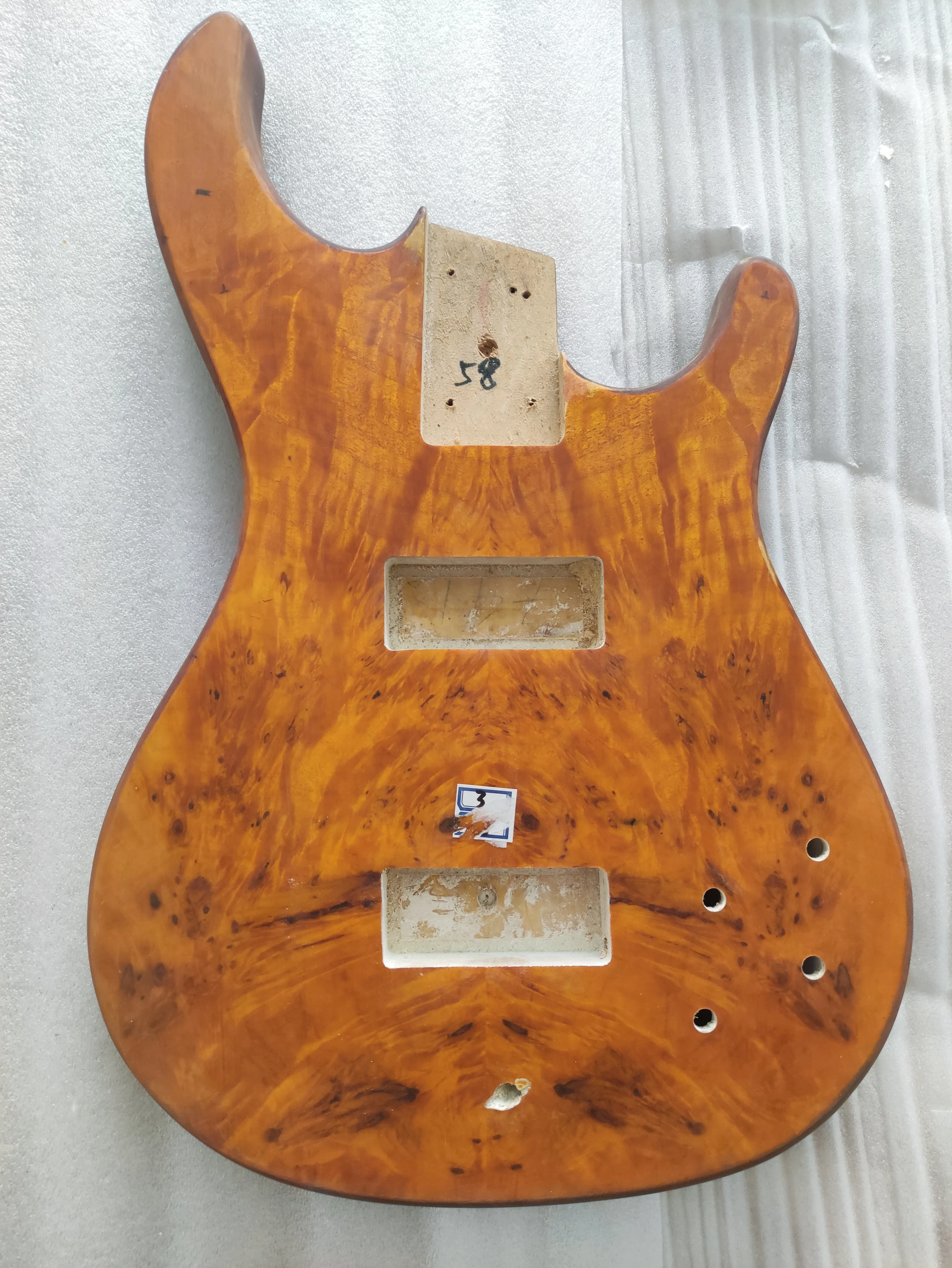 Stock Years Matte Finished Guitar Body for Free DIY Electric Guitar Building Replacement Part Only One