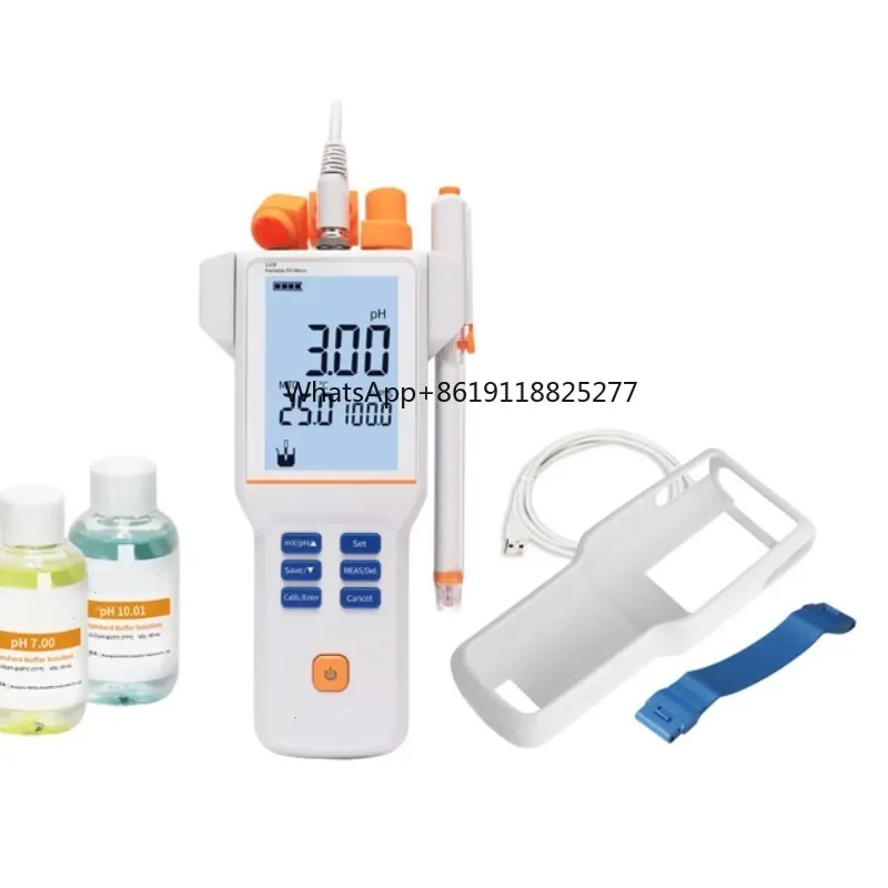 Veidt Weighing PH110B Water Quality Meter Tester Dissolved Oxygen Tester Meter Conductivity Salinity Temperature PH Meter Tester