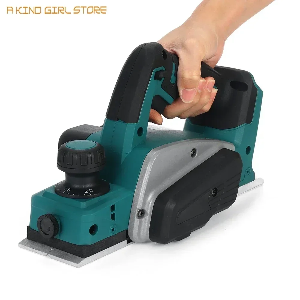 For Makita 18V Battery Cordless Electric Planer Woodworking Portable Planer Power Wood Cutting Tool with Wrench 15000rpm