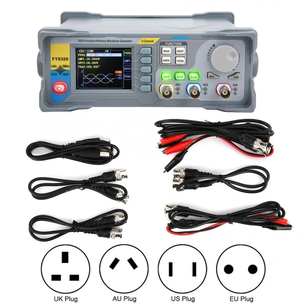 Imagem -06 - Gerador de Sinal Digital Canais Dds Vco Função de Varredura Waveform Arbitrária ch Ttl Contador de Medidores de Frequência Fy8300s 20 m 40 m 60m