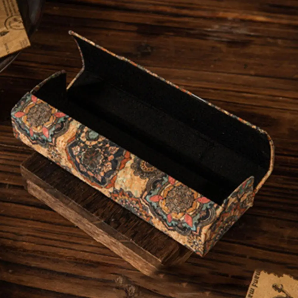 Creative Tribal Totem Spectacle Case Women Personality Sunglasses Box Glasses Storage Box Eyewear Protection Anti-pressure