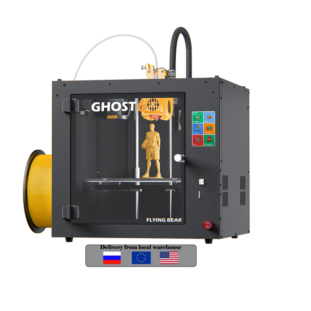 Flying Bear Ghost 6 High Precision Fast Multicolor Printing 3d Printer Direct Extruder Wifi-Connection Full Metal Machine