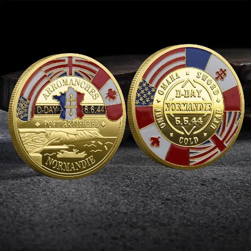 Anniversary Challenge Coin D Day 80Th Anniversary Normandie Unique Decorations For 80Th World War Ii Anniversary A Piece Of