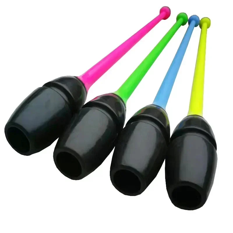 Gymnast Holding Maces Connectable Rhythmic Gymnastics Rubber Clubs