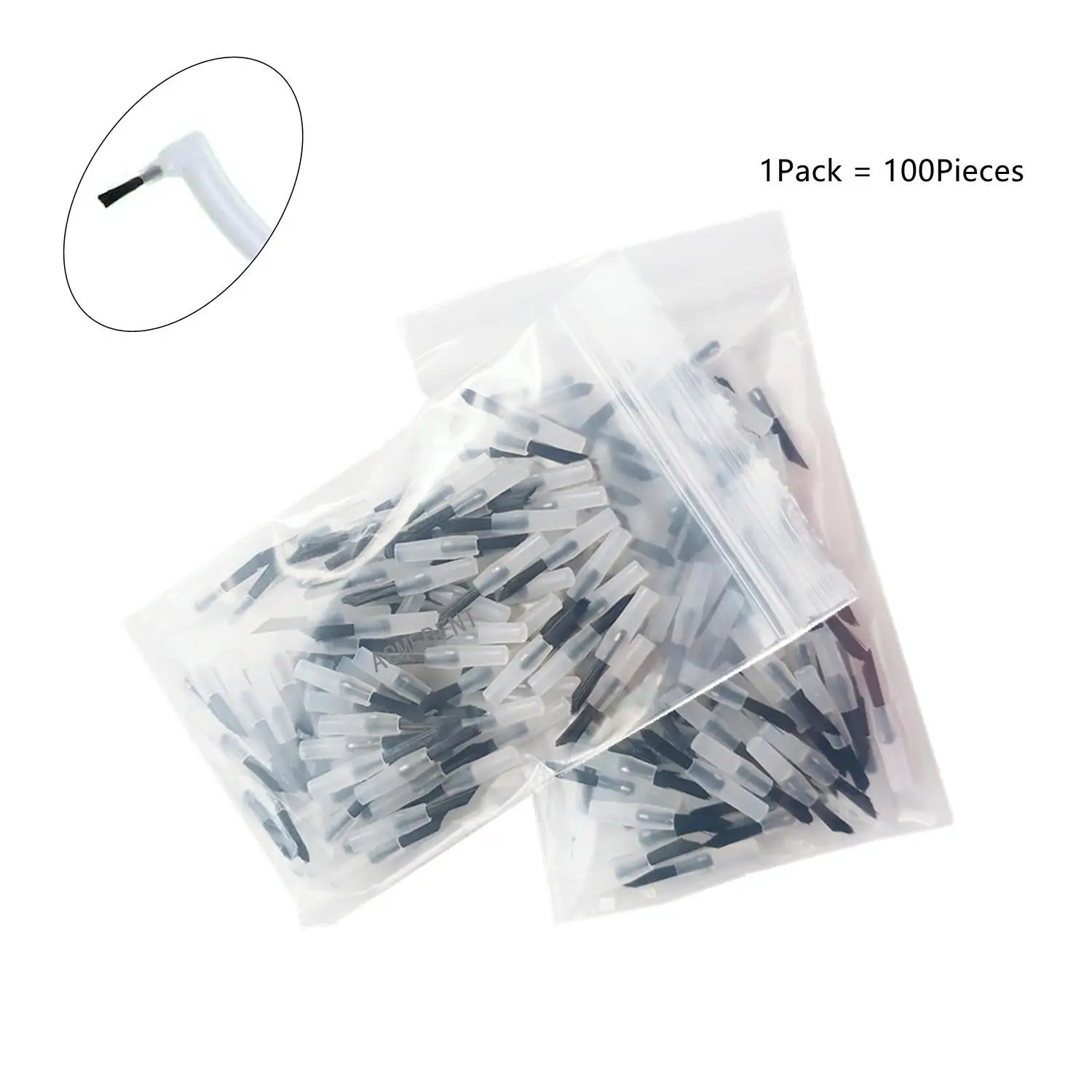 5000 Pcs /50Pack Dental Micro Brushes Composite Resin Mini Applicator Brush Tips Disposable