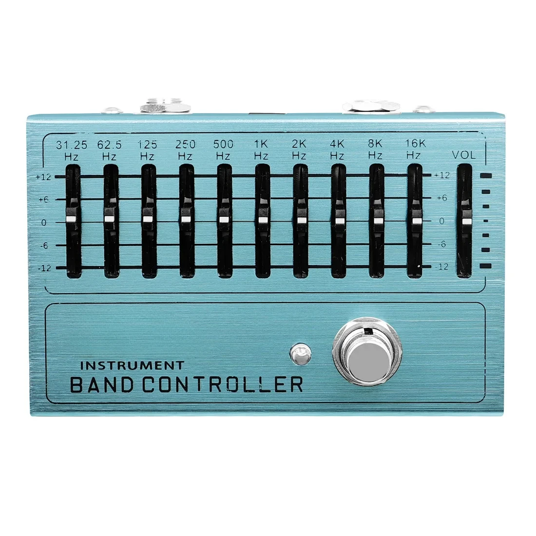 10 Band EQ Electric Guitar Effect Pedal Controller Equalizer True Bypass Adjustable Knobs Guitar Accessories Parts