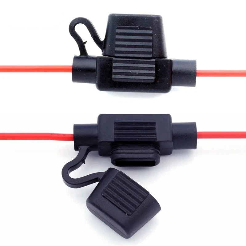 5er-Pack Inline-Sicherungshalter 12 Gauge AWG Kabelabschalterschalter 12V 30A Passend für Boot Elektrofahrzeug Auto Marine SUV – Detail 3