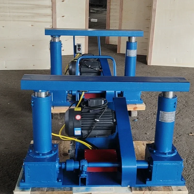Electric double column top height machine passenger truck beam replacement steel plate chassis maintenance jack 30T 50T