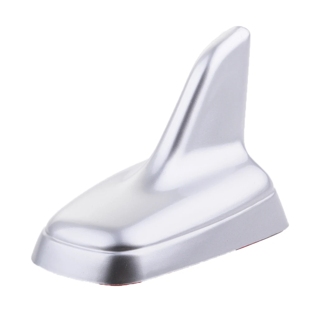 자동차 후면 상단 상어 핀 모양 안테나 장식, 장착하기 쉬운 하이 퀄리티 플라스틱 자체 접착 방수