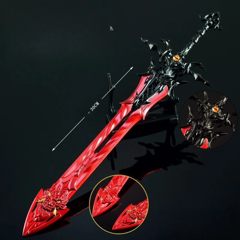 30CM Doulou Grand Theater Stof Hart en Zeven Doden Zwaarden Asura Demon Zwaard Animatie Beeldjes Game Merchandise Gift speelgoed