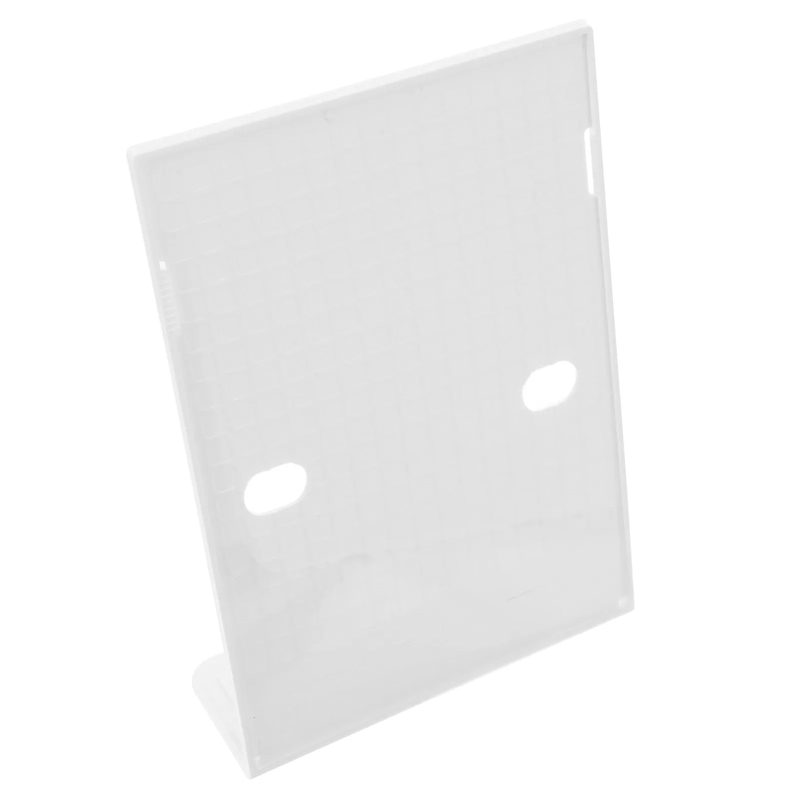 

L Shaped Plastic Table Sign Holder for A4 Menu Display Stand Brochure Paper Holder for Restaurant Cafe Business Card