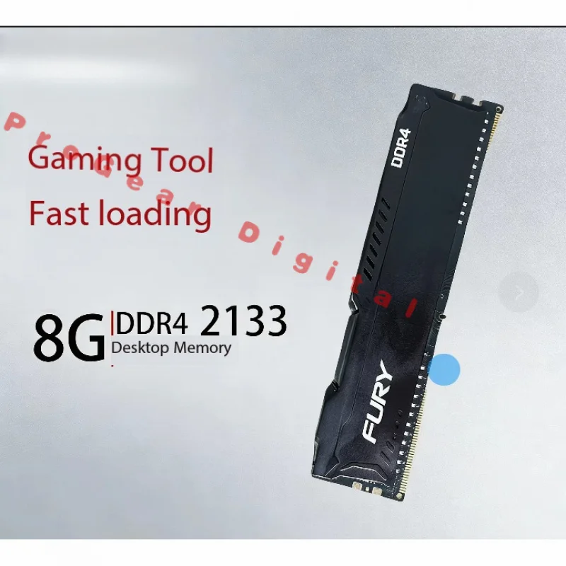

for Kingston HyperX Fury DDR4 8GB 2133MHz CL14 1.2V DIMM Desktop Memory